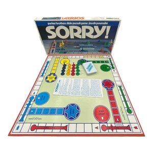 Vintage Original Sorry!‎ 1972 Board Game Parker Brothers